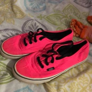 Hot pink Vans